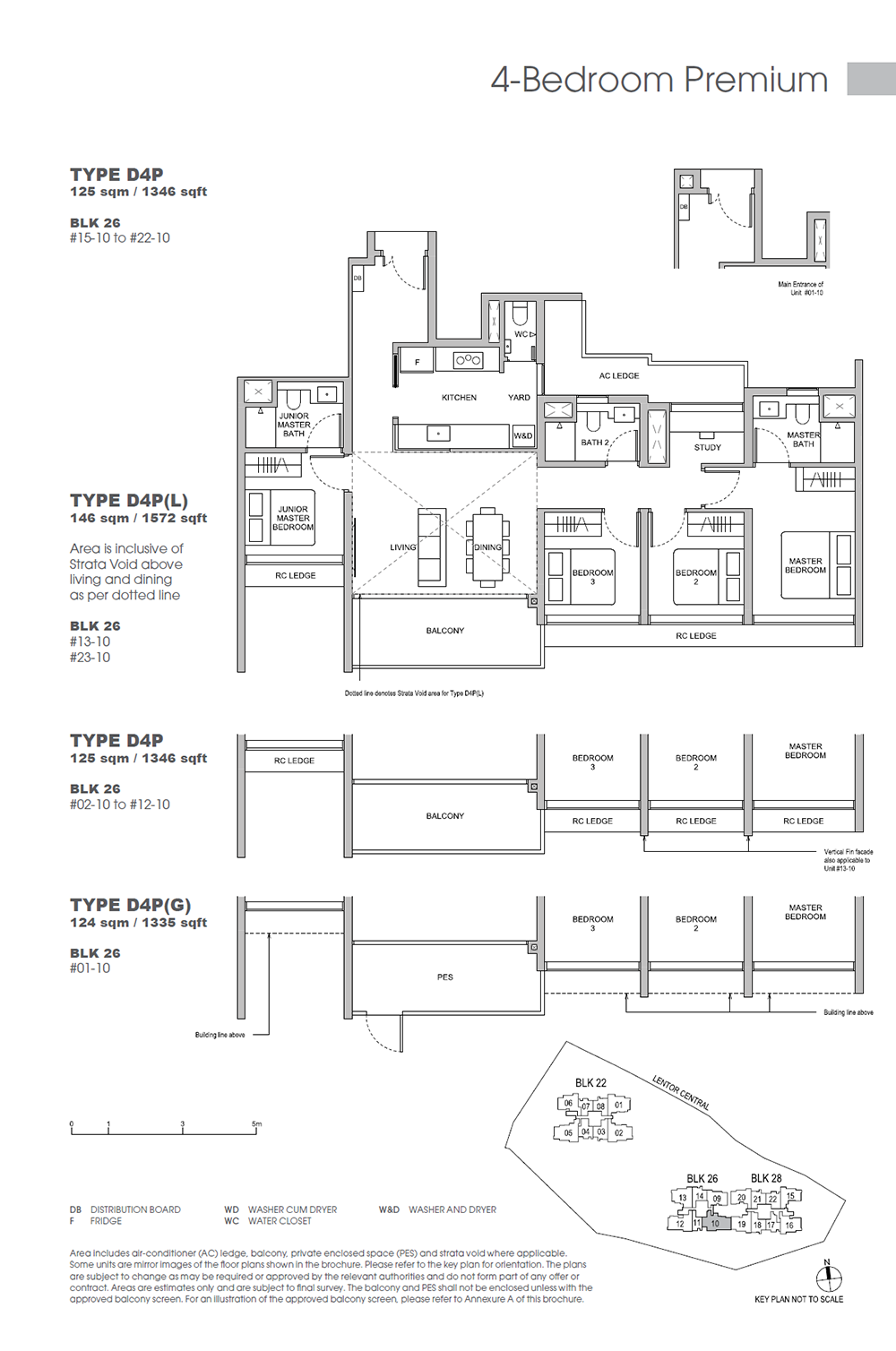 Hillock Green 4 Bed Room site map