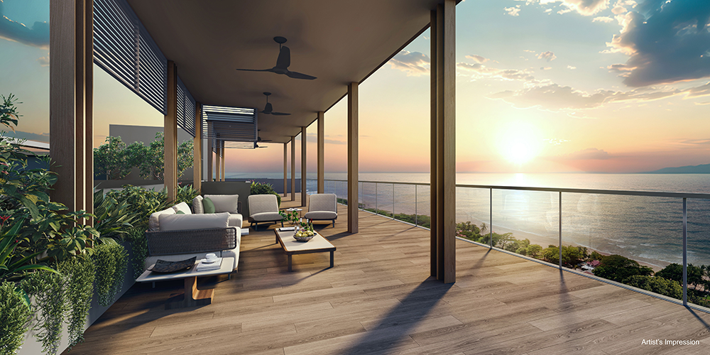 Coastal cabana